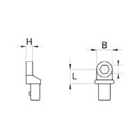 Atlas Copco Standard end fitting w/o TAG Bits holder