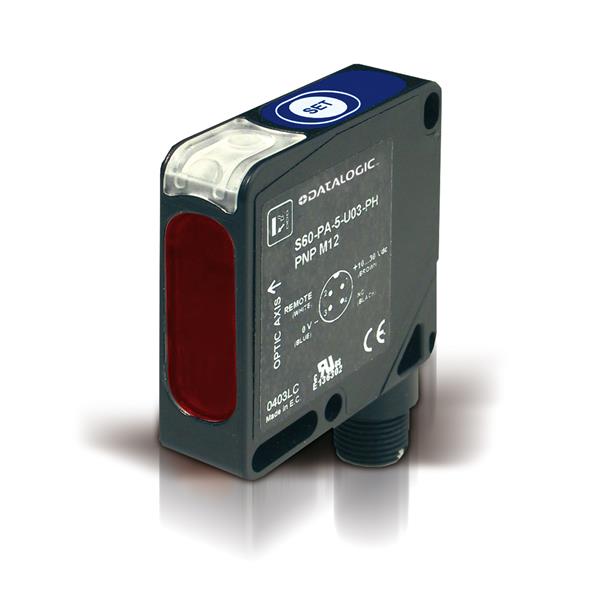 Datalogic Compact Extended Range Photoelectric Sensor with Through Beam