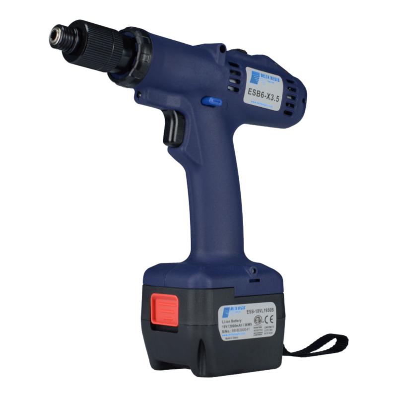 Delta Regis Pistol Electric Screwdriver, 18V, 1 - 3.5 Nm, 1000
