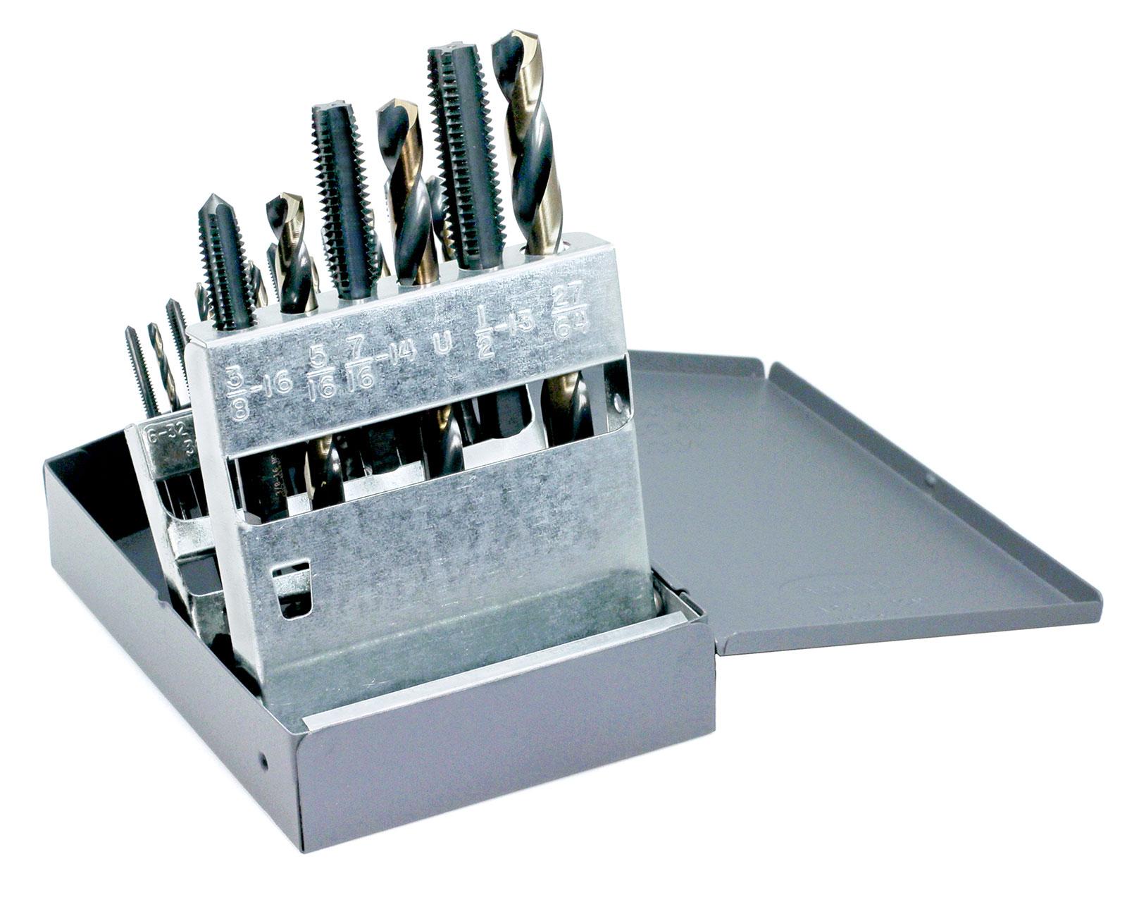 Drillco 200C2018 18PC UNC TAP & DRILL SET 200 Drill Bit 2000 Tap