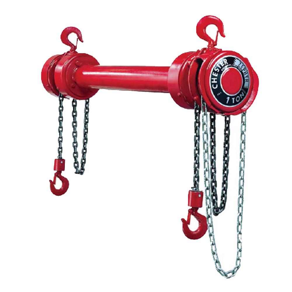 2点セット main story 12y Chester 133-0200 | Zephyr Steel Twin Hook Hoist, 2T, 8' Lift