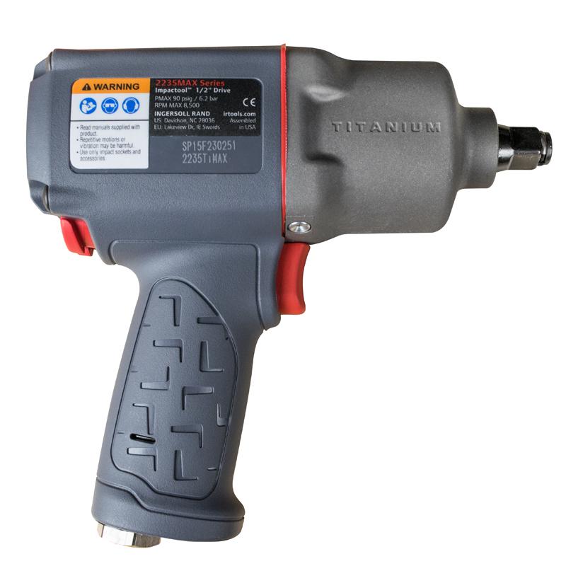 Ingersoll Rand Impact Wrench, 1/2 in. square drive, 930 ft lbs