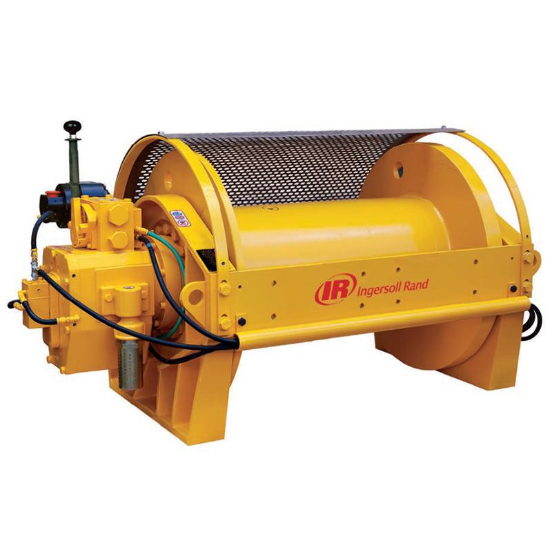 Ingersoll Rand Heavy Air Winch, 4400 lb capacity, 66 fpm, 512 ft. Rope