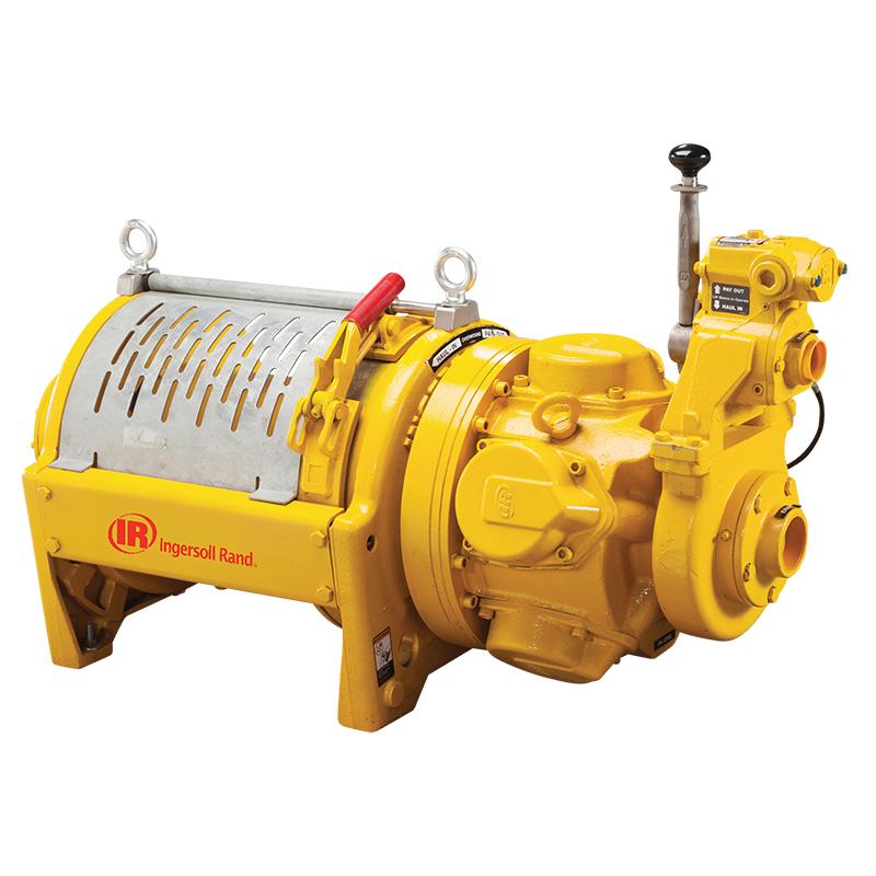 Ingersoll Rand Air Winch, 4100 lb capacity, 141 fpm, 416 ft. Rope 