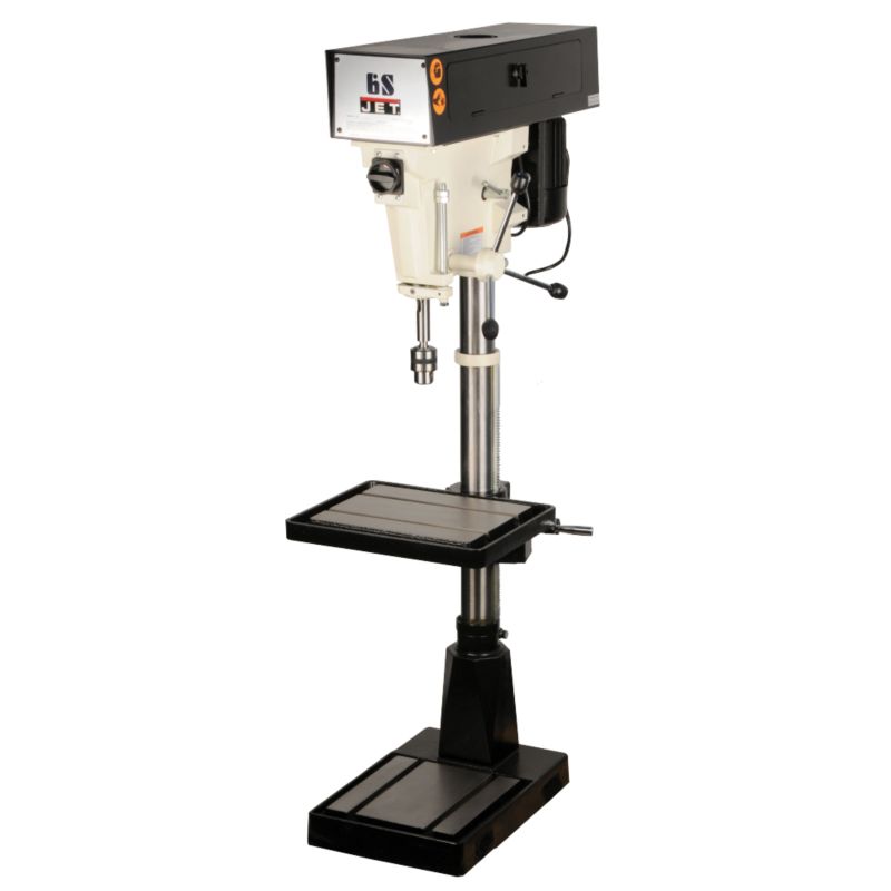 Jet JT9354500 15'' 6Speed Floor Model Drill Press, 1 HP, 115/230V, 1ph Flexible Assembly