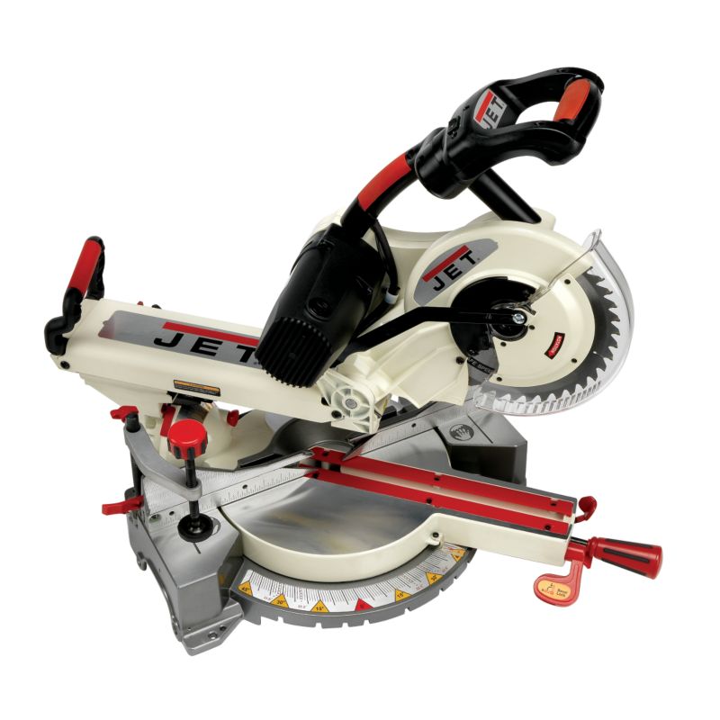 Jet 707110 JMS 10SCMS 10 Sliding Dual Bevel Miter Saw Green Laser Flexible Industrial Supply