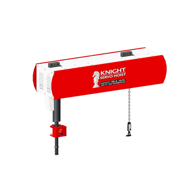 Knight Industries KSHTCDM500 Single Phase, Dual Motor Servo Hoist, 500