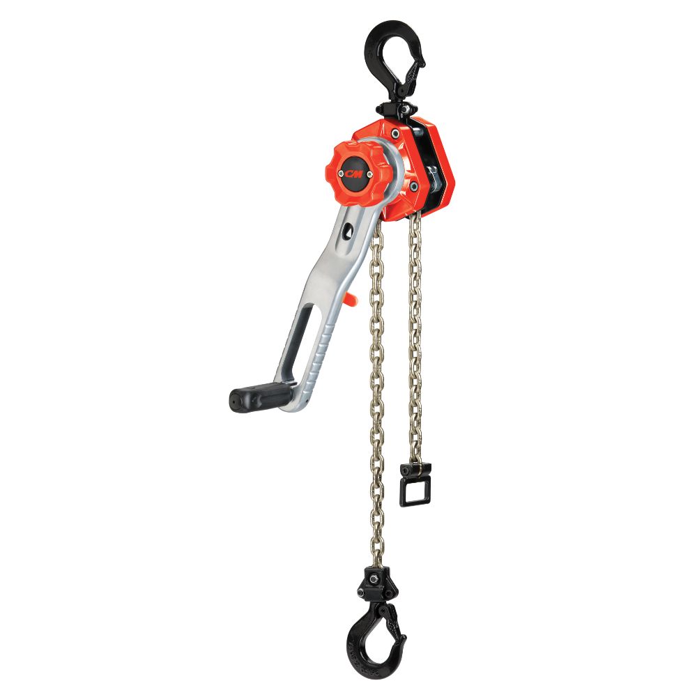 CM Tornado 360 Ratchet Lever Hoist, 3/4T, 15' Lift Flexible Assembly