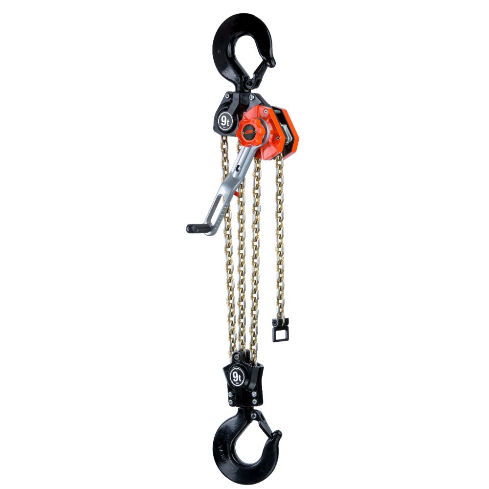 CM Tornado 360 Ratchet Lever Hoist, 9T, 5' Lift Flexible Assembly Systems