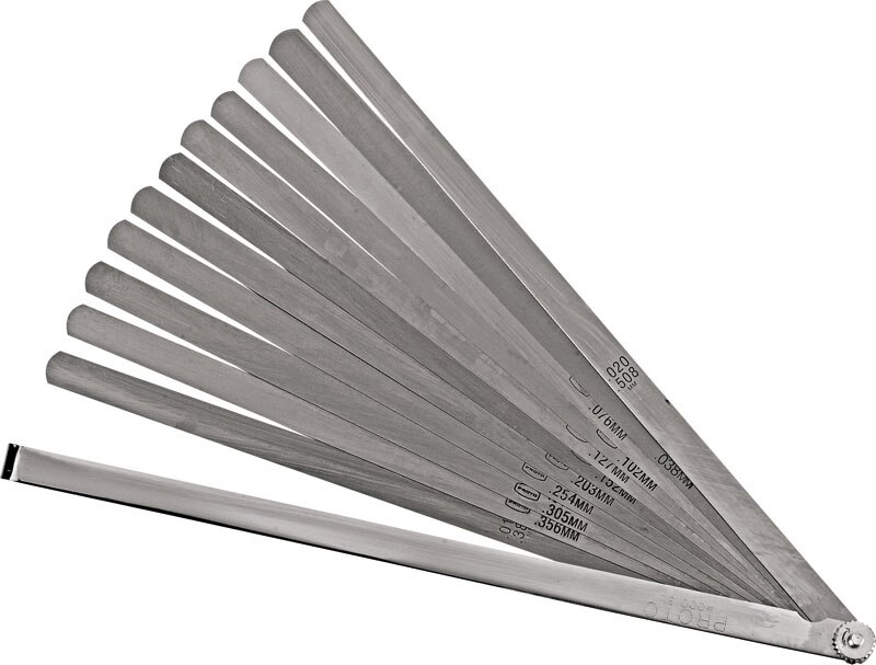 Stanley Proto J000SL 12 Blade Long Feeler Gauge Set Flexible
