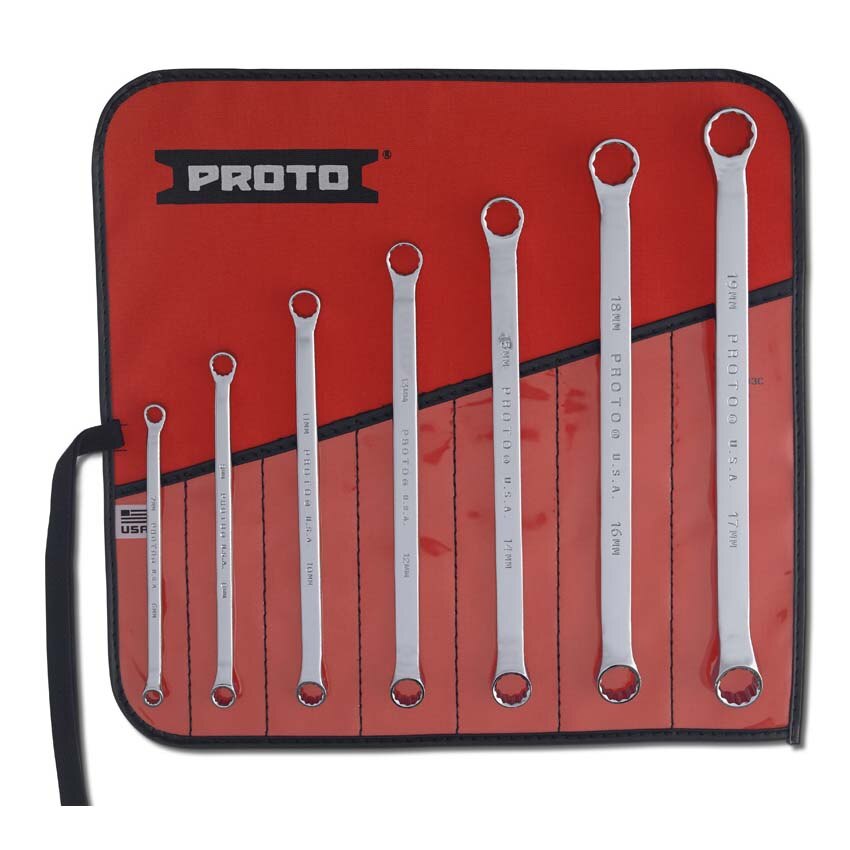 Stanley Proto J1100DM 7 Piece Metric Box Wrench Set 12 Point