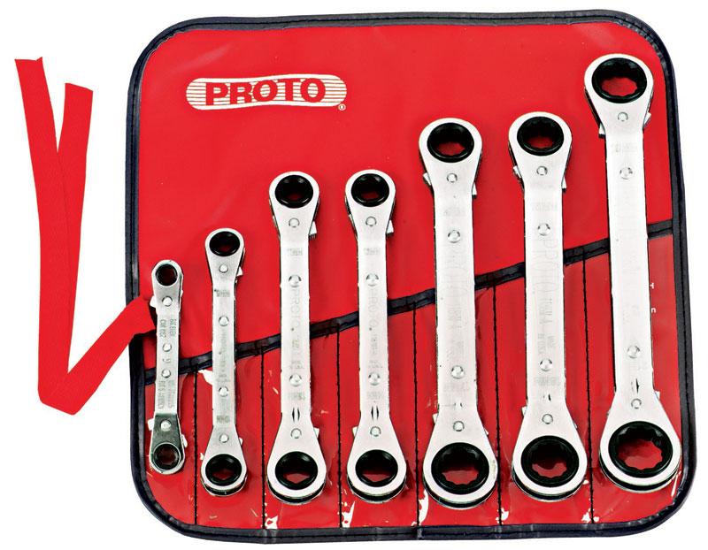 Proto reversible ratcheting wrench set deals