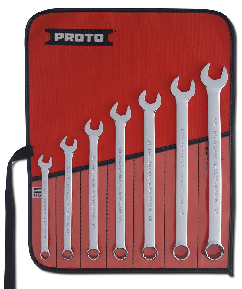 Stanley Proto J1200HT500 7 Piece Full Polish Combination ASD Wrench