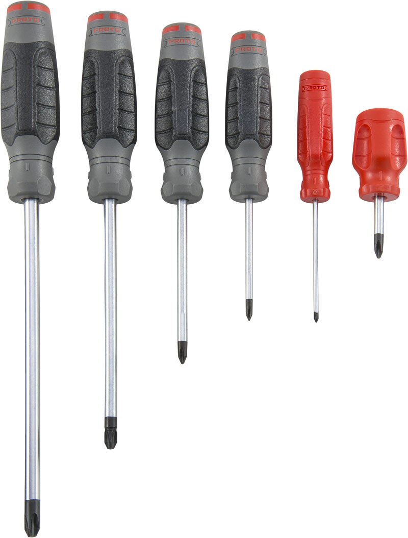 Stanley Proto J1206SPF DuraTek™ 6 Piece Phillips Screwdriver Set