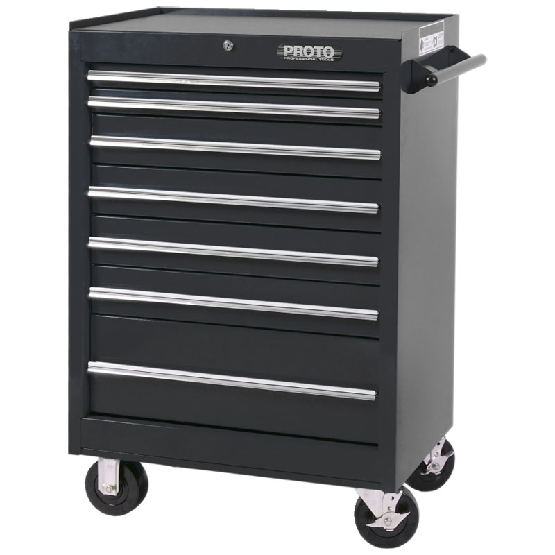 J542742-7RD | 440SS 27 in Roller Cabinet - 7 Drawer, Red