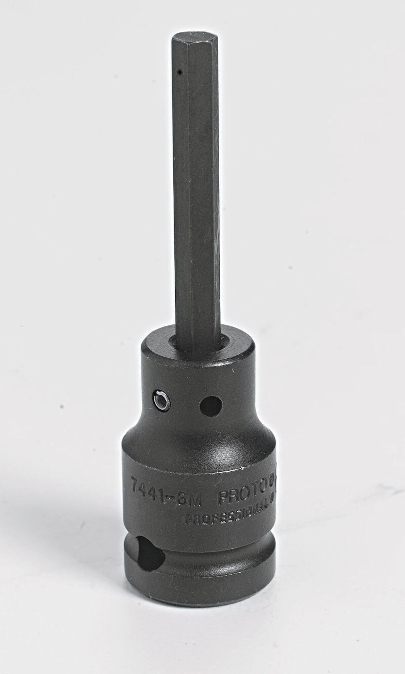 Stanley Proto J74417/16 1/2 in Drive Hex Bit Impact Socket 7/16 in