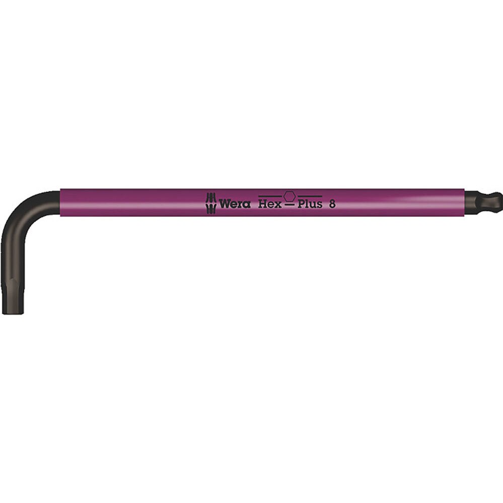 thumbnail image 2 of 5mm Hex Bit Wera 950 SPKL HEX-Plus 5.0mm Long Arm Hex Key - Bright 2 of 12