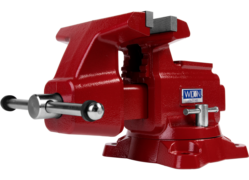 Wilton WL928816 Utility HD Bench Vise 8'' Jaw Width, 81/2'' Jaw Opening, 360° Swivel Base
