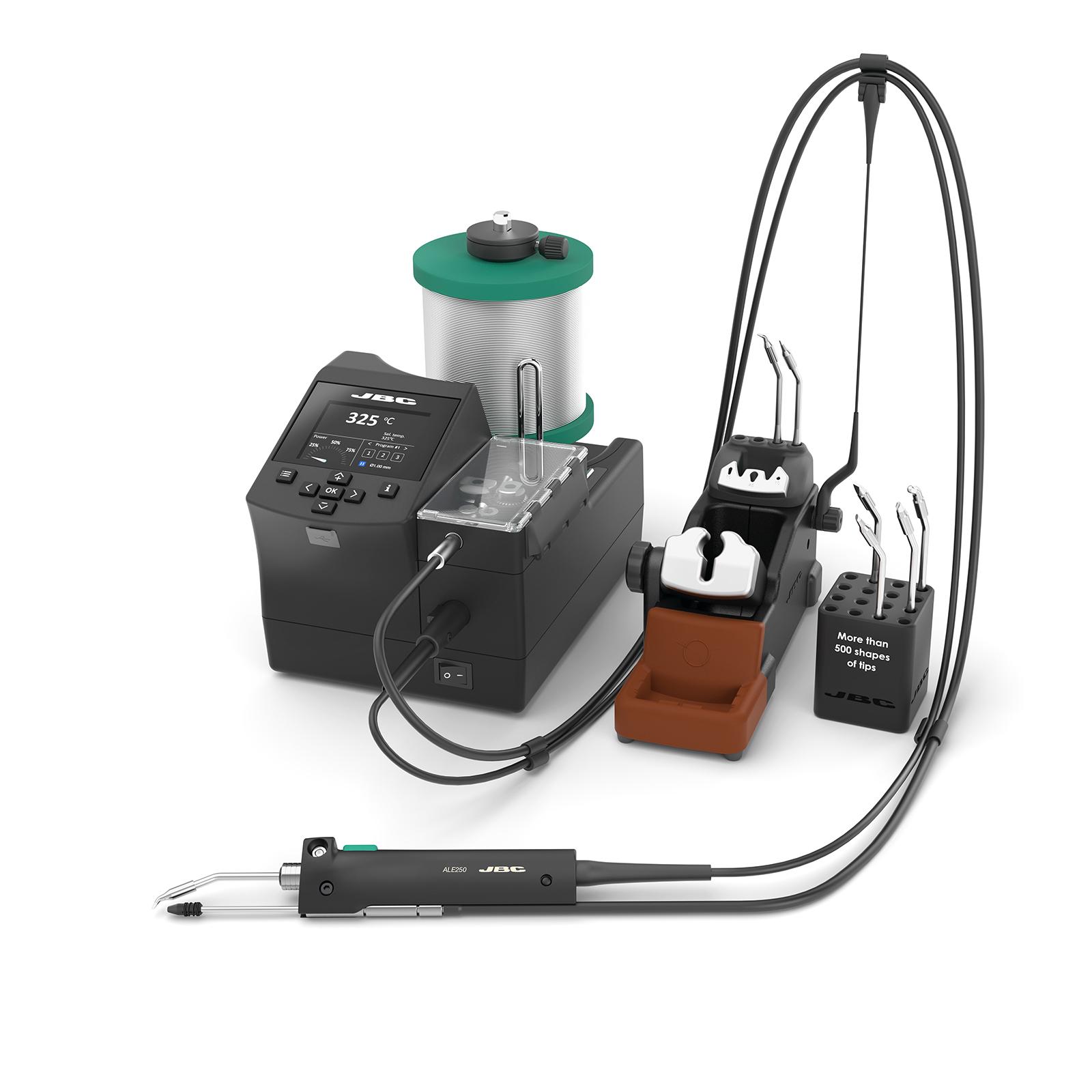 automatic-feed soldering stations